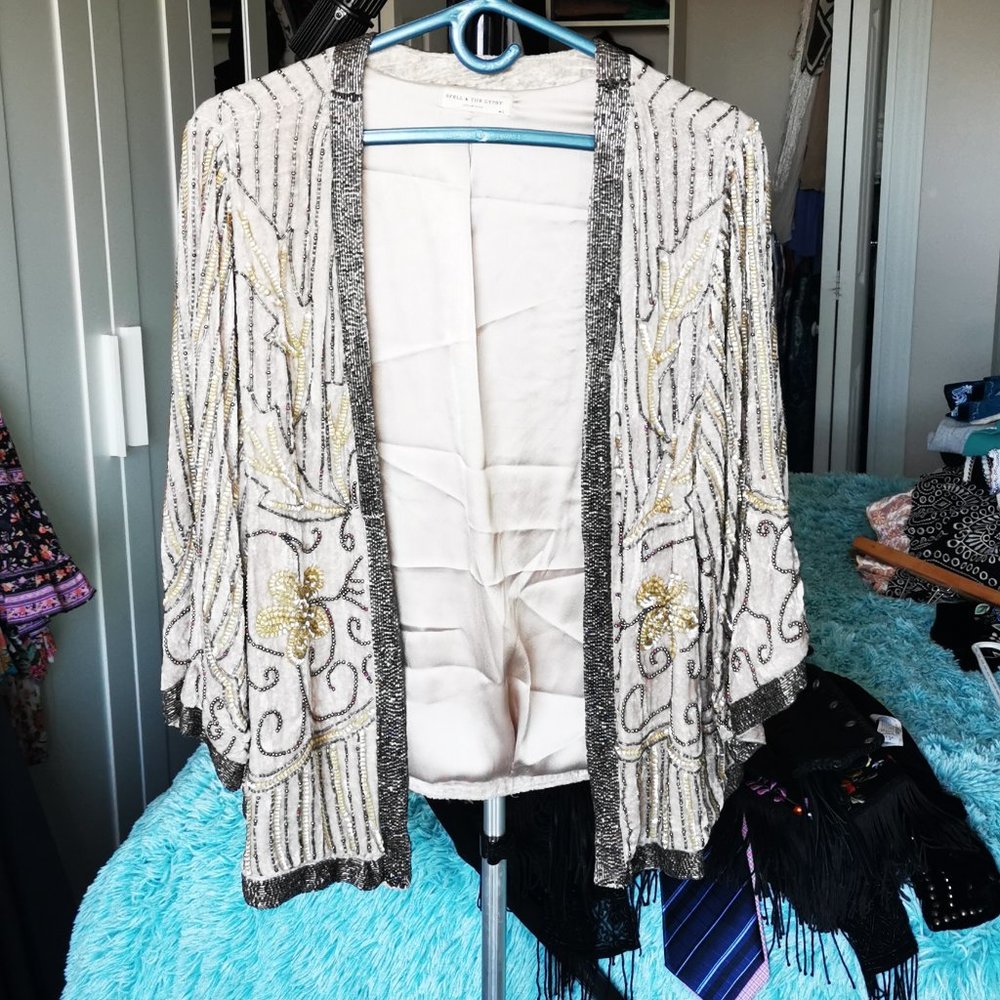 Spell Velvet Beaded Jacket - Picture 6 of 8